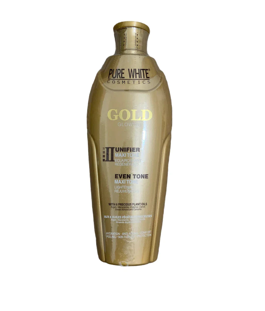 PURE WHITE 2 GOLD GLOWING UNIFIER MAXI TONE LIGHTENING 400ML